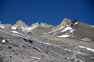 06 Inka Expediciones Porters Nestor And Peluca Climb The Zig Zag Trail Just Below Aconcagua Camp 3 Colera In Windy -2C Weather